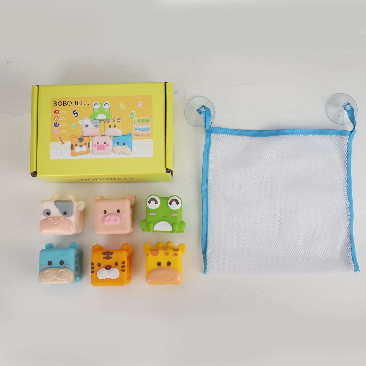 BOBOBELL Animal Soft Baby Blocks