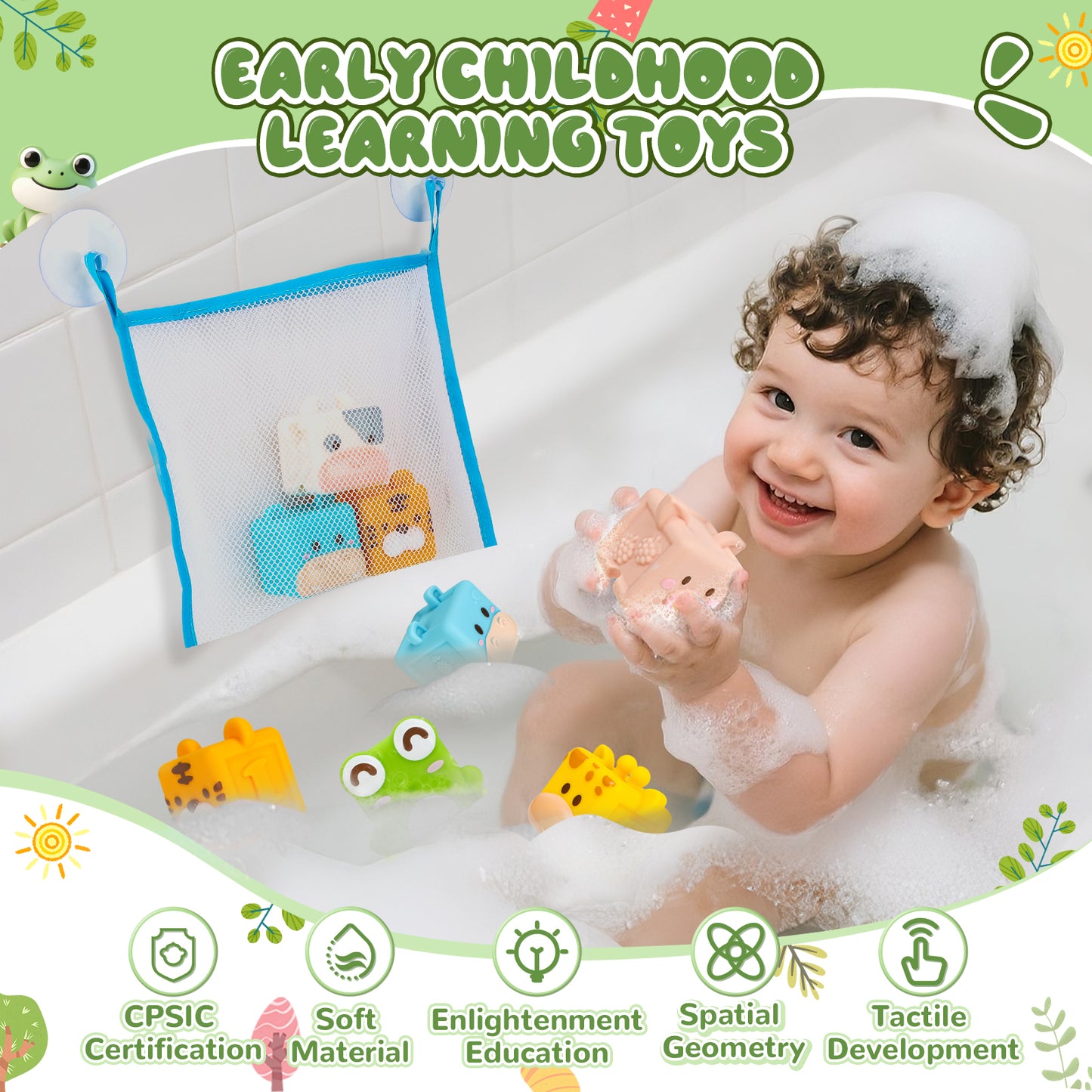 BOBOBELL Animal Soft Baby Blocks